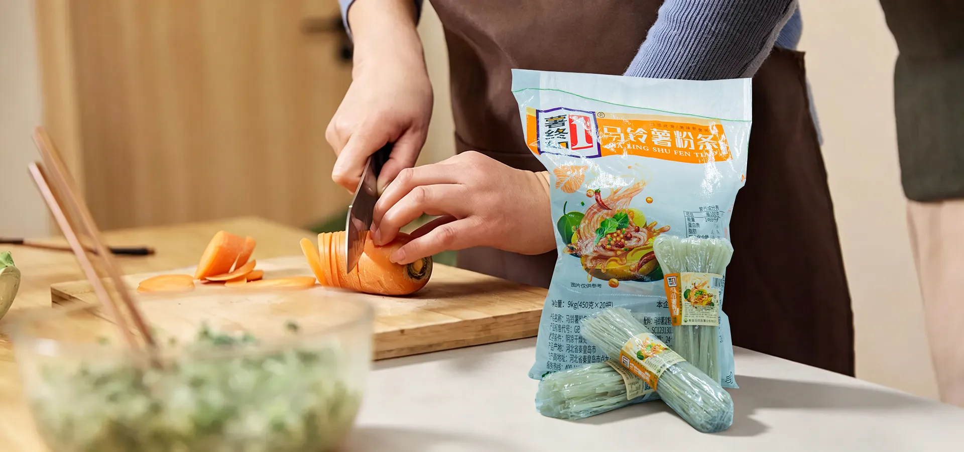 China Sweet Potato Noodles leverantör China Sweet Potato Noodles leverantör